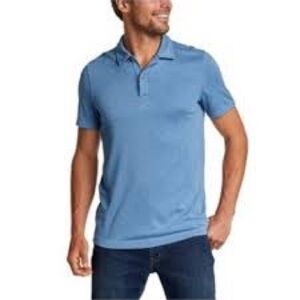 Members Only Sky Blue Cotton Polo